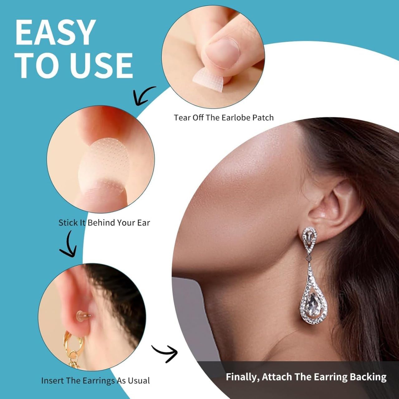 Ear Lobe Support Patches (Pack of 100)