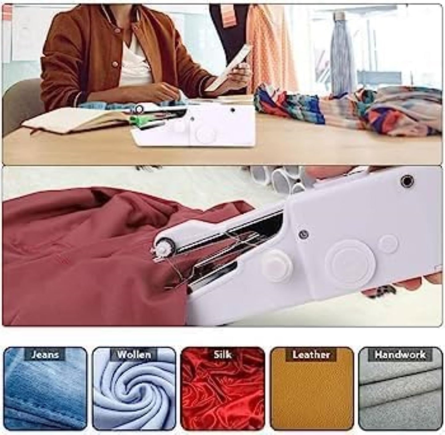 Handheld Mini Portable Sewing Machine