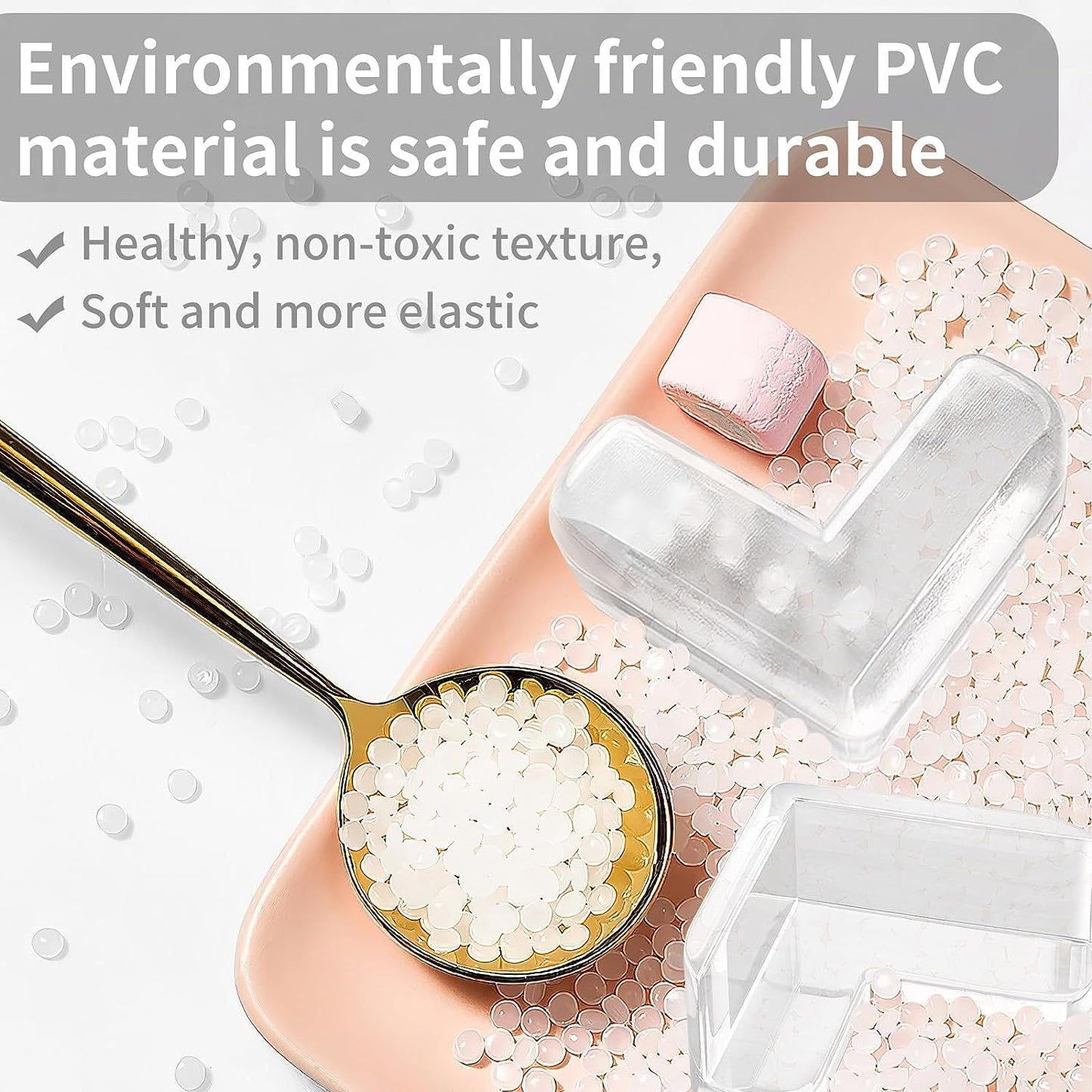 Pack of 12 Silicone Corner Protectors for Baby Proofing