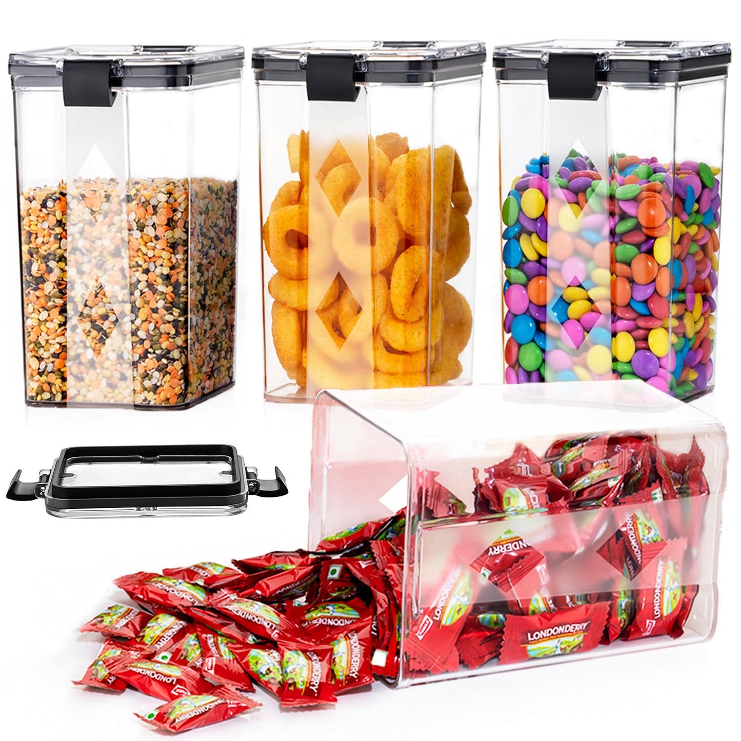 Air Tight Containers For Kitchen Storage Box/BPA Free Storage Containers For Kitchen