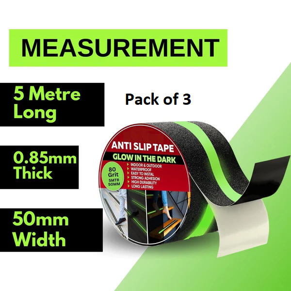 Anti-Slip Grip Tape � Glow in The Dark Non-Slip Traction(5 Mtr)