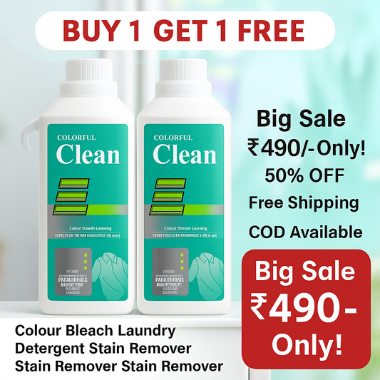 Colour Bleach Laundry Detergent & Stain Remover  (Pack of 2)