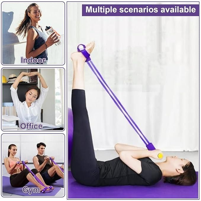 Yoga Pedal Pull Reducer – Full Body Resistance Band for Home Workout & Core Training