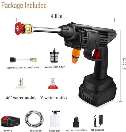 Portable Wireless  High Pressure Washer Gun