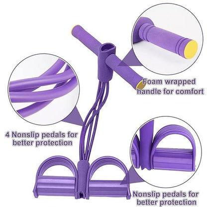 Yoga Pedal Pull Reducer – Full Body Resistance Band for Home Workout & Core Training
