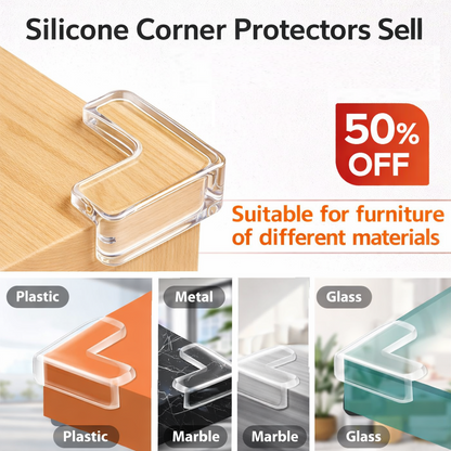 Silicone Corner Protectors for Baby Proofing
