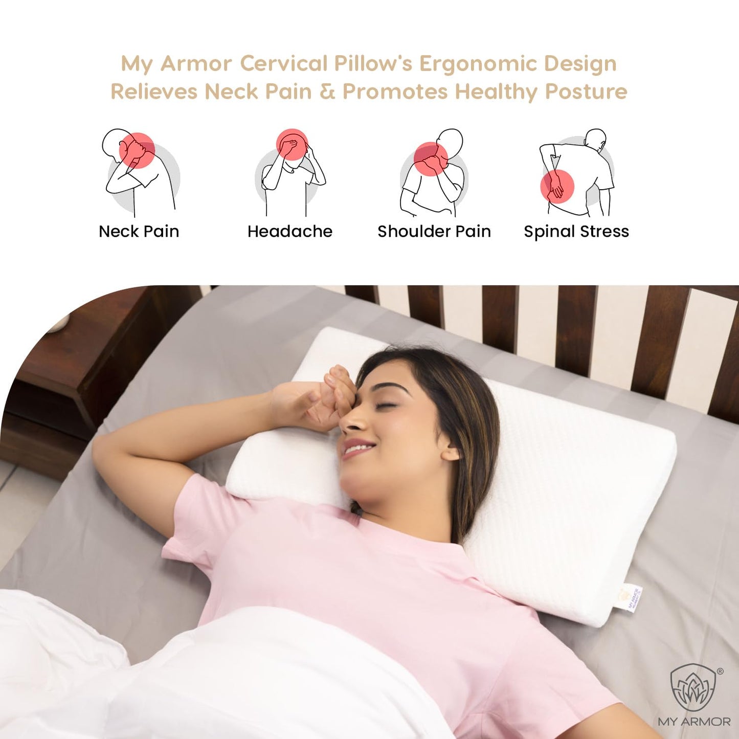 Cervical Pillow for Neck Pain