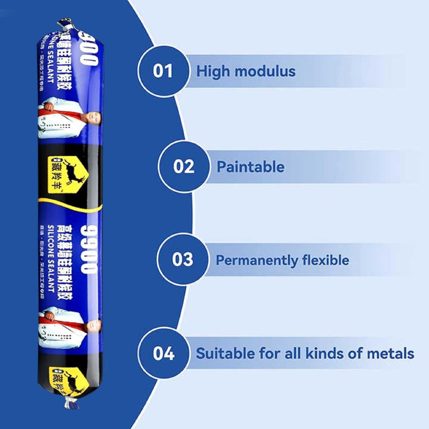 Waterproof Silicone Sealant, Fast Fixing Fast Drying Roof Adhesive