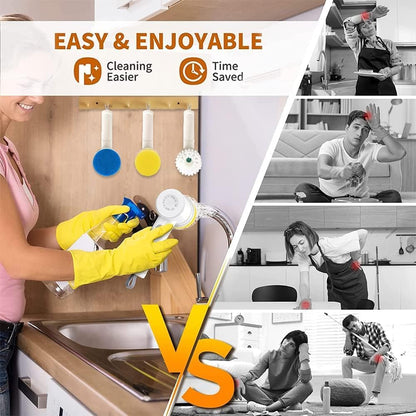 5-in-1 Electric Spin Scrubber