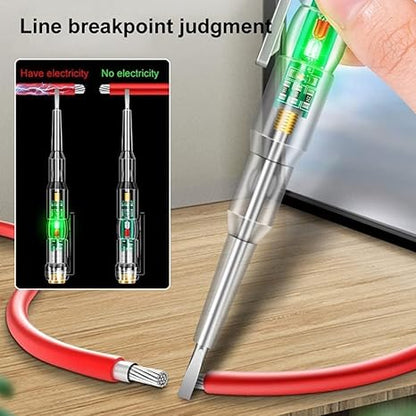 Combination Cutting Plier with Voltage Tester Pen – Pack of 2