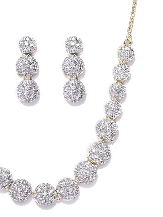 Jewellery Set for Women | Choker Necklace, Earrings, Bracelet & Ring Combo