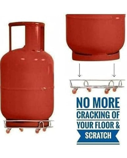 Stainless Steel Cylinder Trolley