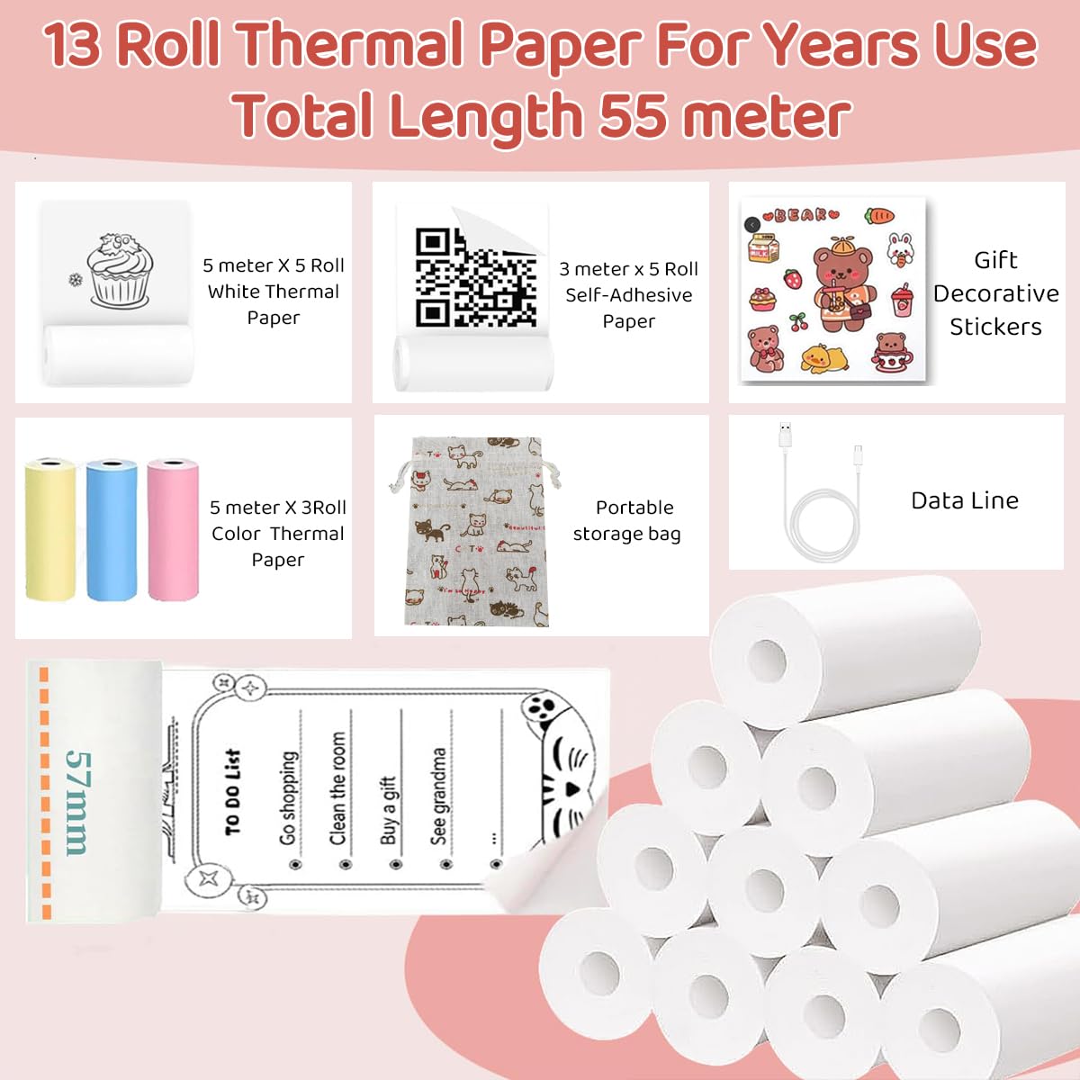 Mini Bluetooth Thermal Printer