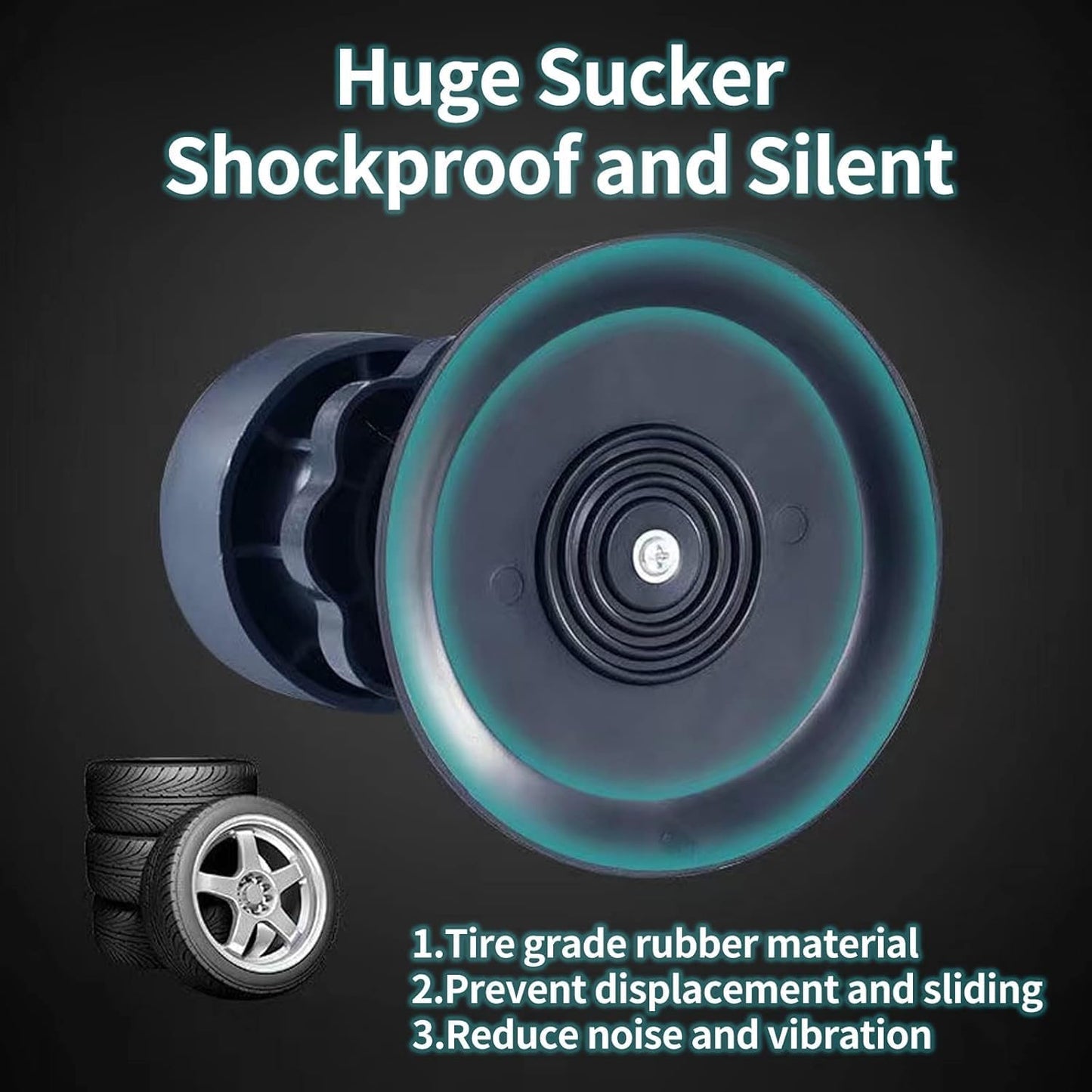 Washing Machine Vibration Pads  (4 Pcs Set)