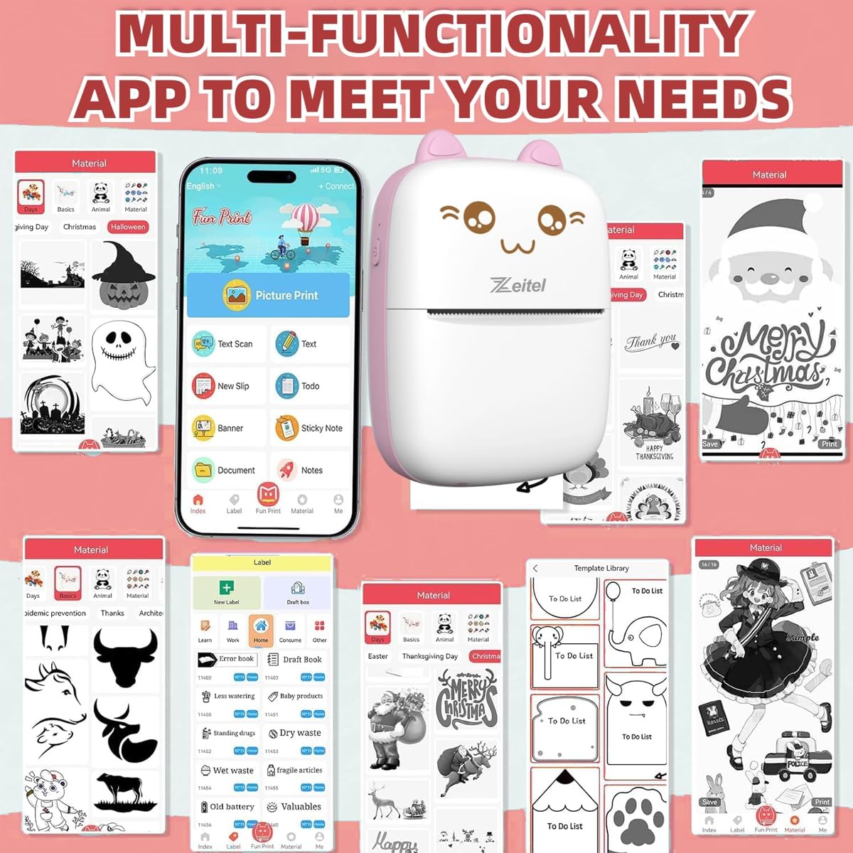 Mini Bluetooth Thermal Printer