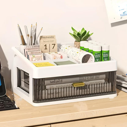 Desk Makeup Organizer, Plastic Storage Box
