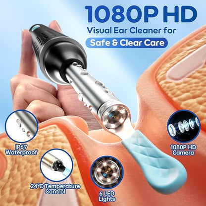 Cleansify Ear Endoscope Otoscope Ear Wax Cleaner Tool Kit