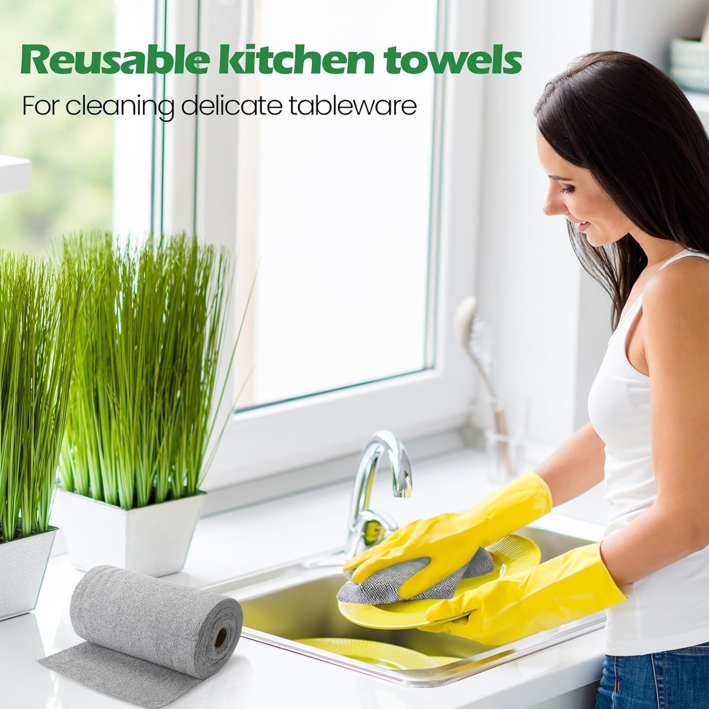 Microfiber Cleaning Cloth Roll