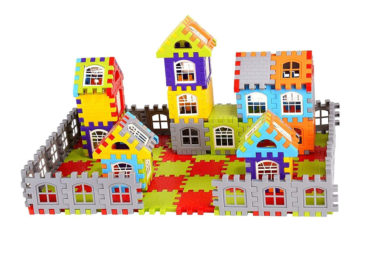 HRK My Happy House Building Blocks Toy Set – 50 Pieces