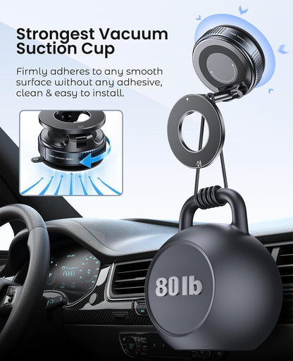 Vaccum Magnetic Phones Holder