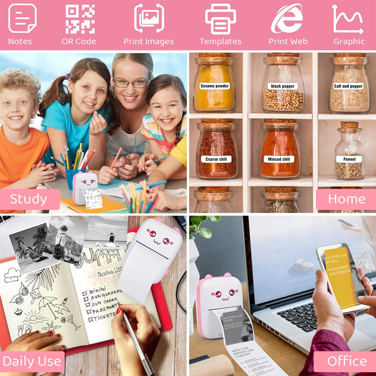 Mini Bluetooth Thermal Printer