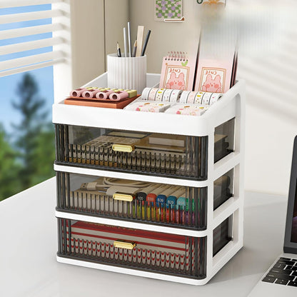 Desk Makeup Organizer, Plastic Storage Box
