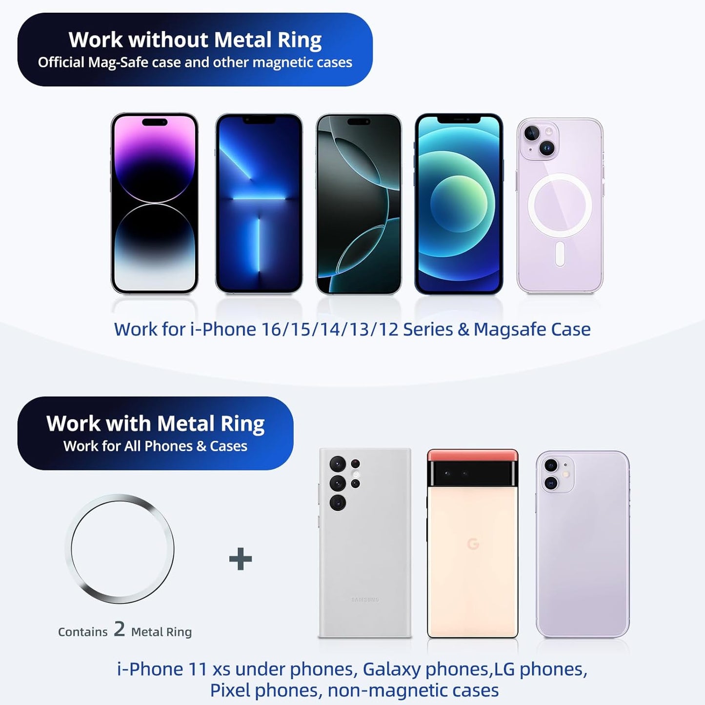 Vacuum Suction Magnetic Phone Holder