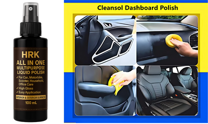 All-in-One Car Cleaning Kit – Pack of 8 | Microfiber Duster, Cloth, Brushes, Polish, Shampoo & Glass Cleaning Tablets