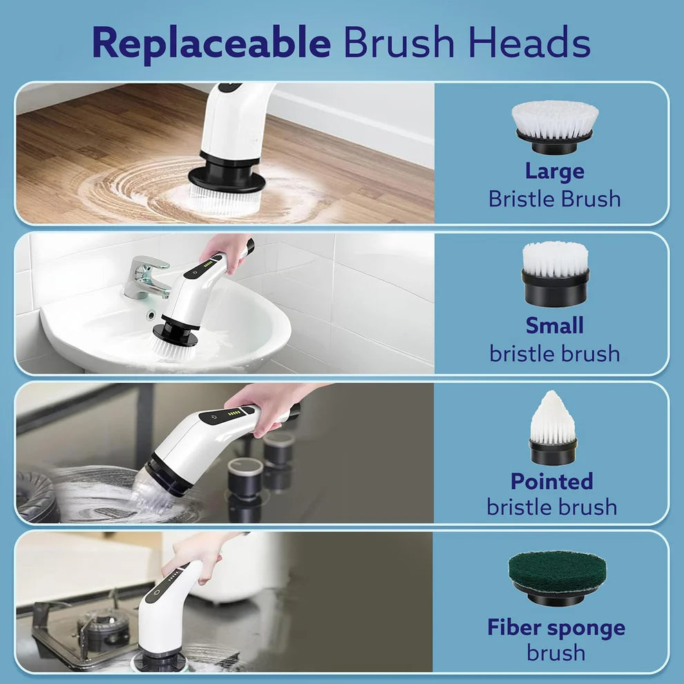 Electric Spin Scrubber, Cleaning Brush Scrubber