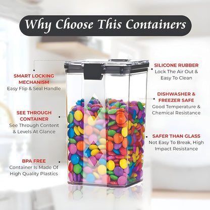 Air Tight Containers For Kitchen Storage Box/BPA Free Storage Containers For Kitchen