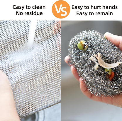 Non-Scratch Wire Mesh Dishwashing Cloths