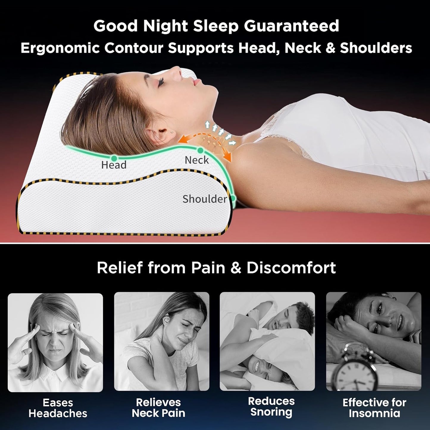 HRK Orthopedic Memory Foam Pillow