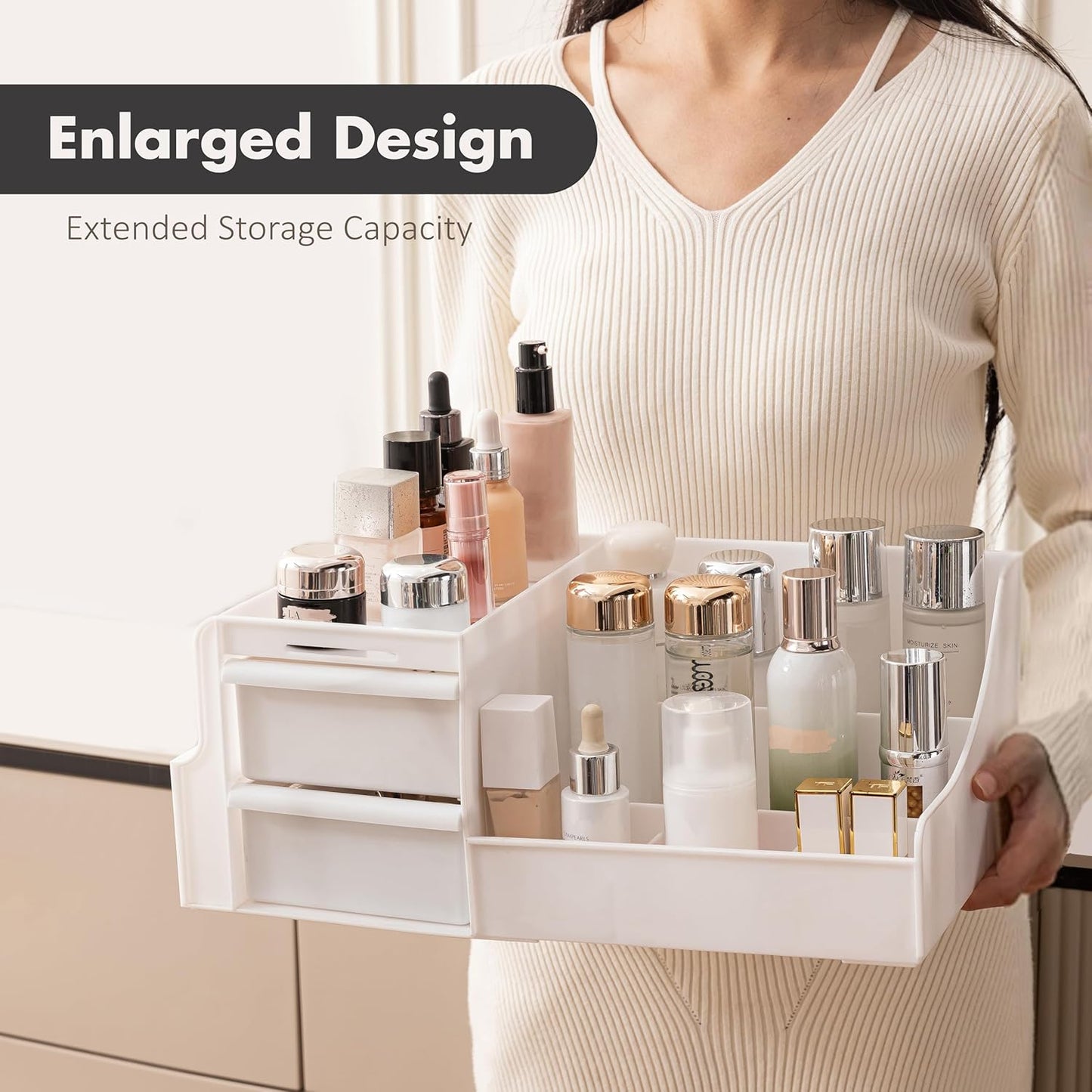 Premium Large Makeup Organizer Stand