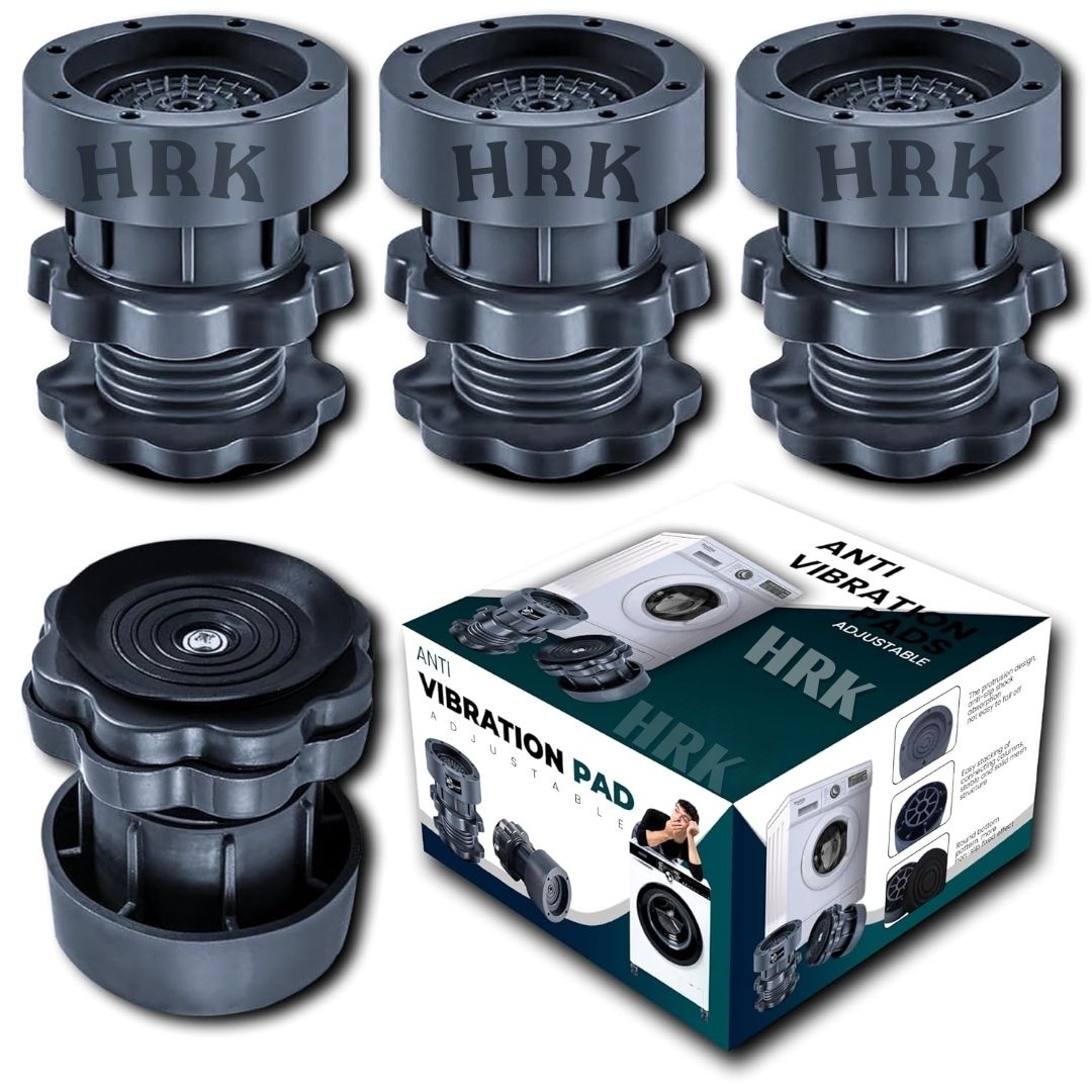 Washing Machine & Refrigerator Stand with Anti-Vibration Pads