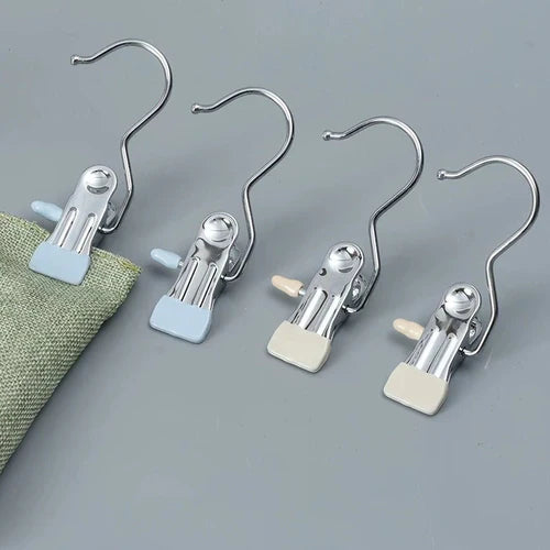 Portable Multipurpose Stainless Steel Hanger Clips Hooks